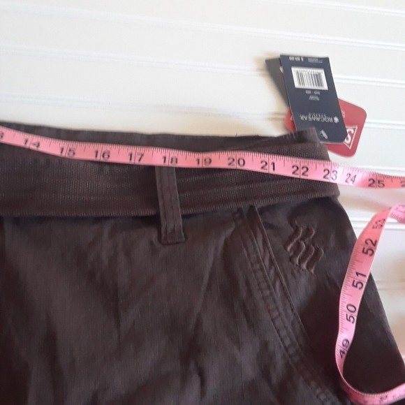 NWT RocaWear Mens Brown Cargo Shorts-Belted-Size 48B-98% Cotton 2% Spandex - Picture 11 of 11